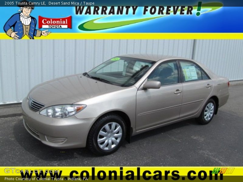 Desert Sand Mica / Taupe 2005 Toyota Camry LE