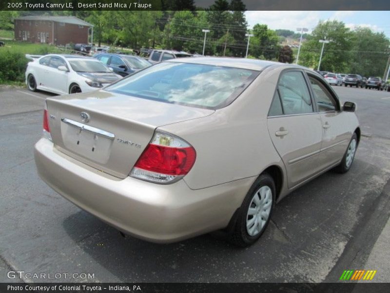 Desert Sand Mica / Taupe 2005 Toyota Camry LE