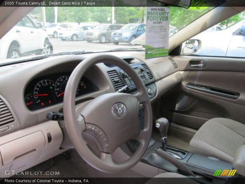  2005 Camry LE Taupe Interior