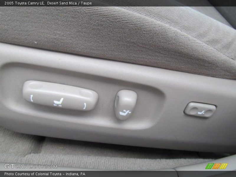 Controls of 2005 Camry LE