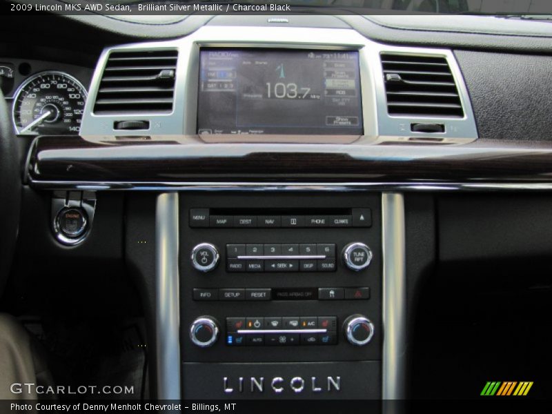 Controls of 2009 MKS AWD Sedan