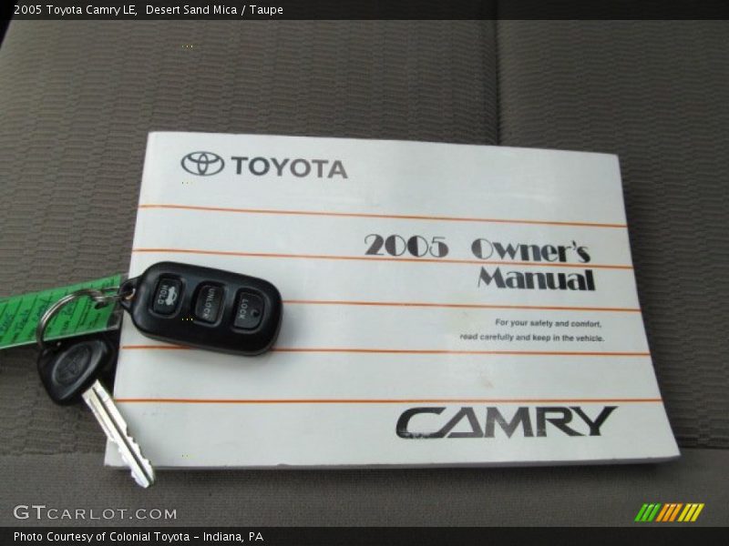 Keys of 2005 Camry LE