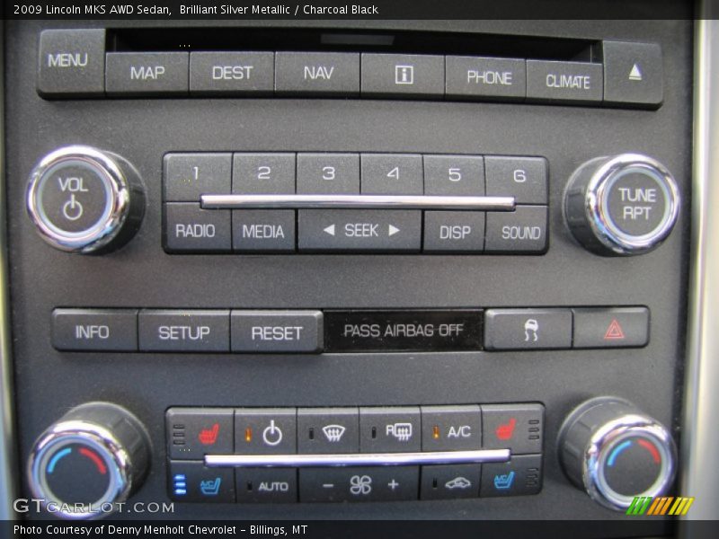 Controls of 2009 MKS AWD Sedan