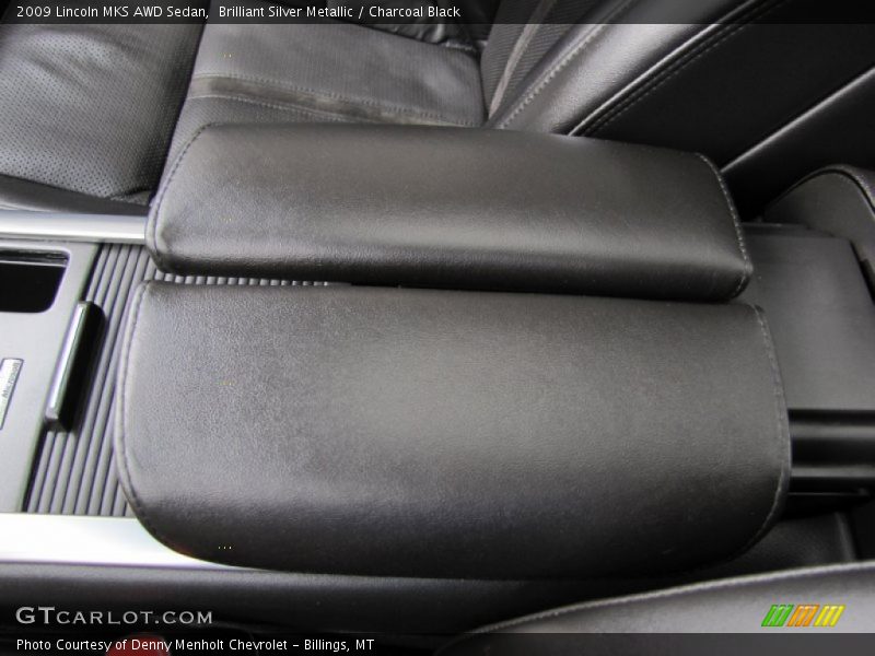 Brilliant Silver Metallic / Charcoal Black 2009 Lincoln MKS AWD Sedan