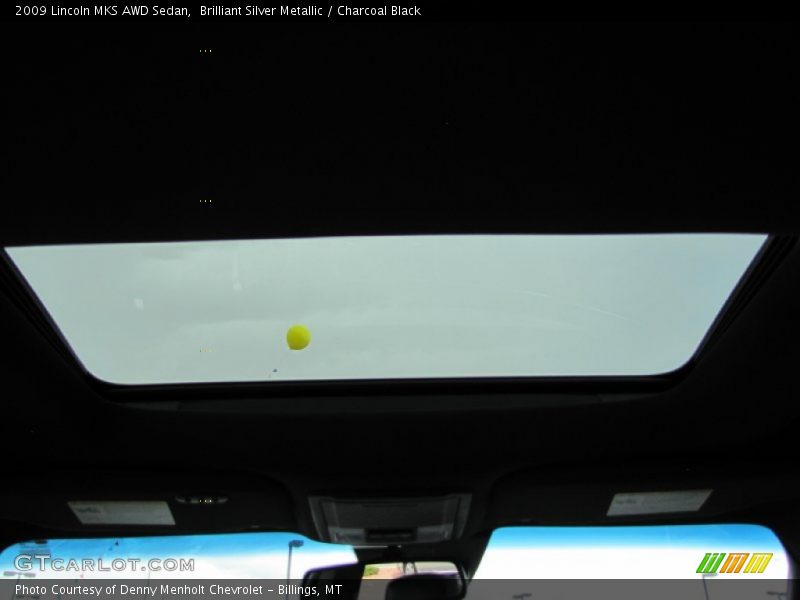 Brilliant Silver Metallic / Charcoal Black 2009 Lincoln MKS AWD Sedan