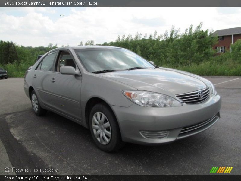 Mineral Green Opal / Taupe 2006 Toyota Camry LE