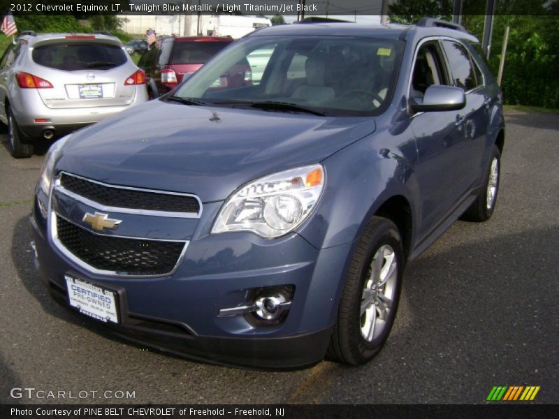 Twilight Blue Metallic / Light Titanium/Jet Black 2012 Chevrolet Equinox LT