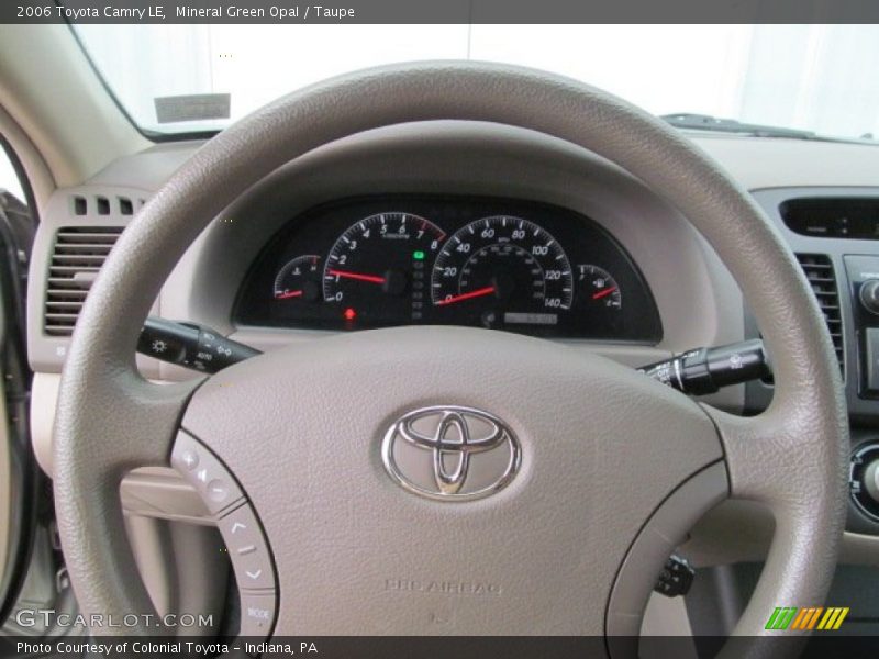 Mineral Green Opal / Taupe 2006 Toyota Camry LE