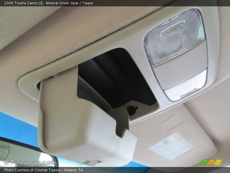Mineral Green Opal / Taupe 2006 Toyota Camry LE