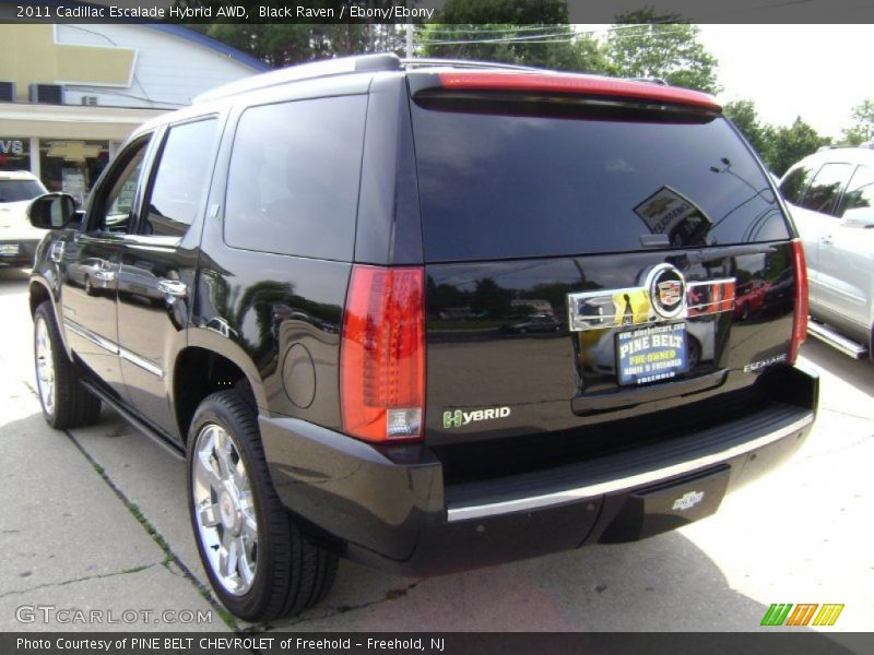 Black Raven / Ebony/Ebony 2011 Cadillac Escalade Hybrid AWD