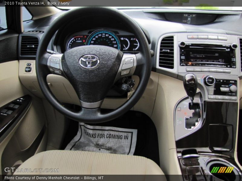 Black / Ivory 2010 Toyota Venza I4