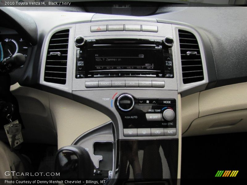 Black / Ivory 2010 Toyota Venza I4