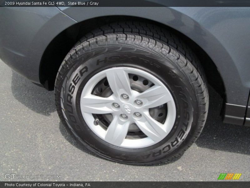 Slate Blue / Gray 2009 Hyundai Santa Fe GLS 4WD