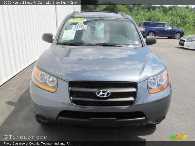 Slate Blue / Gray 2009 Hyundai Santa Fe GLS 4WD