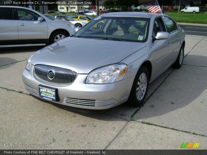 Platinum Metallic / Titanium Gray 2007 Buick Lucerne CX