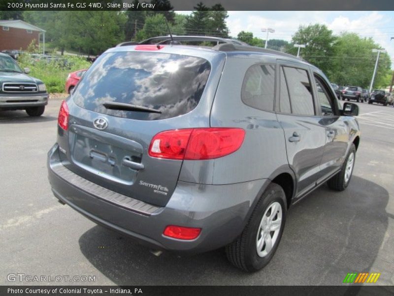 Slate Blue / Gray 2009 Hyundai Santa Fe GLS 4WD