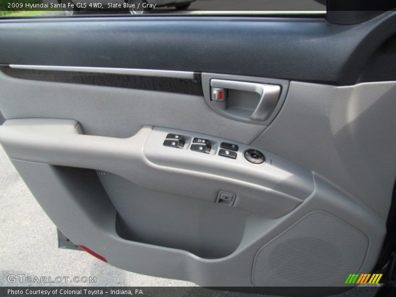 Slate Blue / Gray 2009 Hyundai Santa Fe GLS 4WD