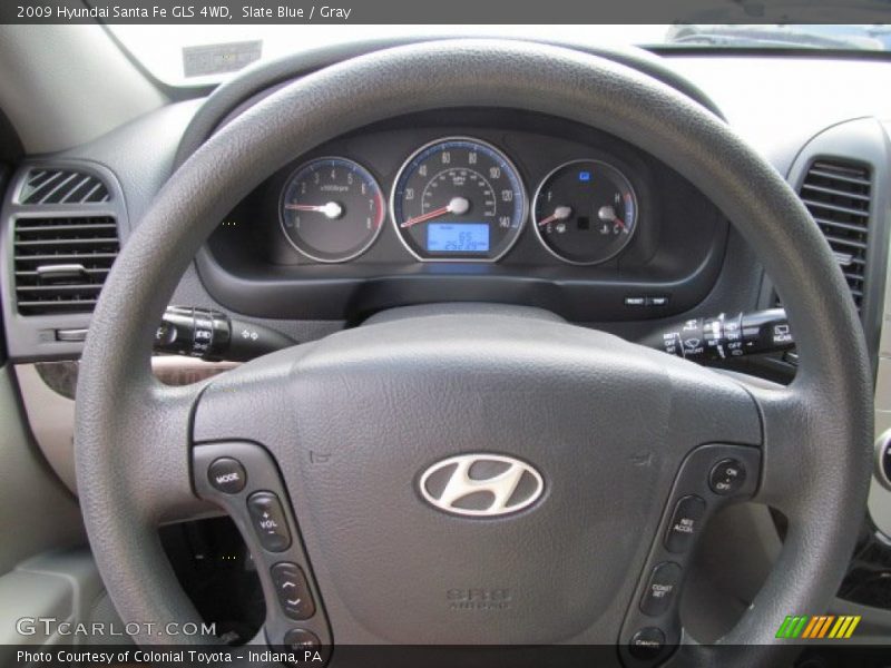Slate Blue / Gray 2009 Hyundai Santa Fe GLS 4WD