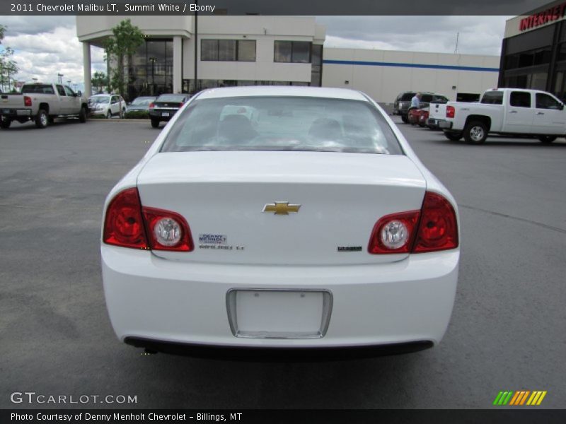 Summit White / Ebony 2011 Chevrolet Malibu LT