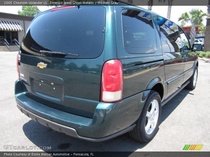 Emerald Jewel Green Metallic / Medium Gray 2005 Chevrolet Uplander LS