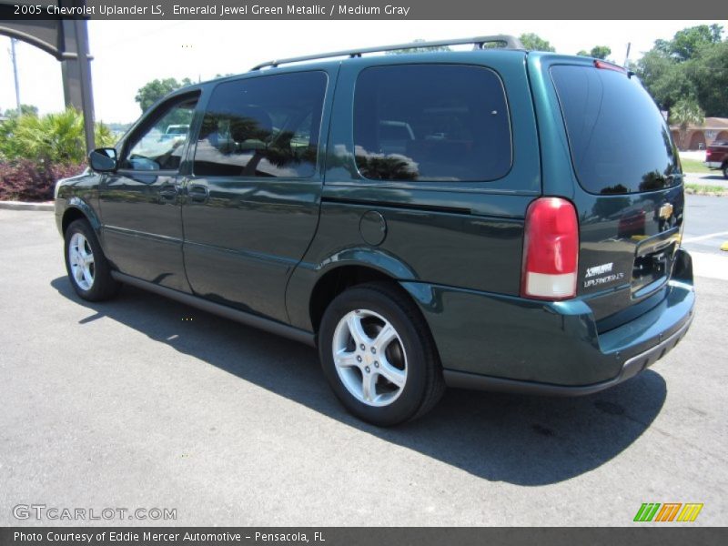 Emerald Jewel Green Metallic / Medium Gray 2005 Chevrolet Uplander LS