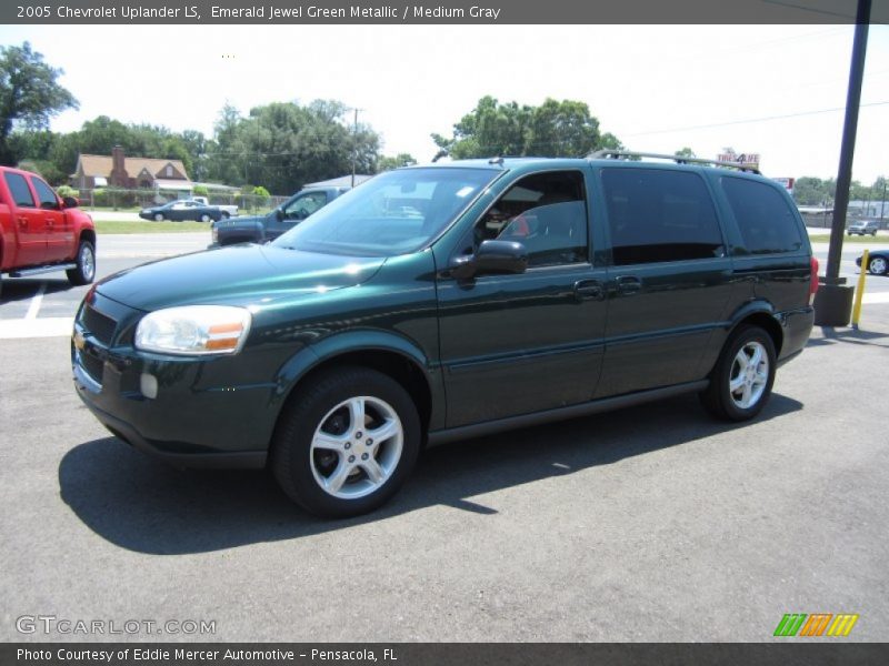 Emerald Jewel Green Metallic / Medium Gray 2005 Chevrolet Uplander LS