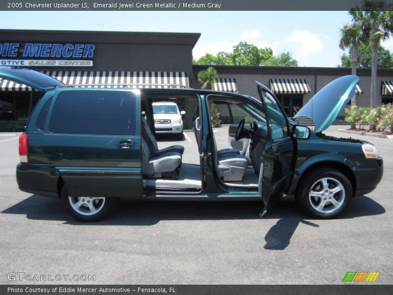 Emerald Jewel Green Metallic / Medium Gray 2005 Chevrolet Uplander LS