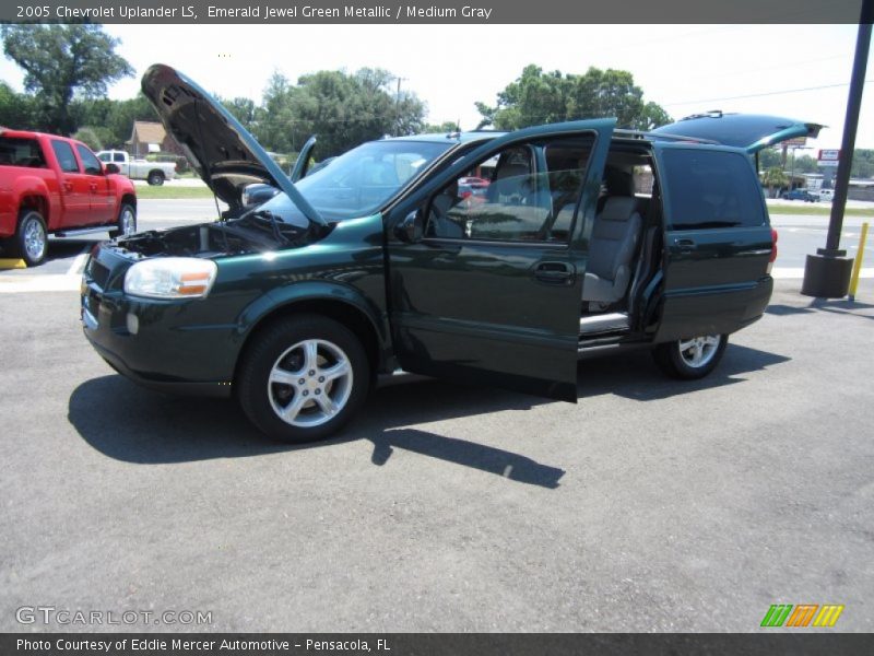 Emerald Jewel Green Metallic / Medium Gray 2005 Chevrolet Uplander LS
