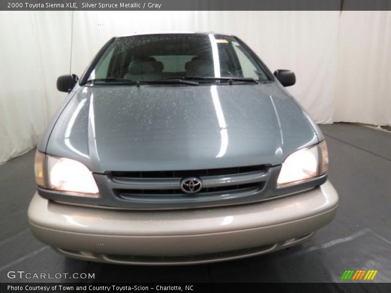 Silver Spruce Metallic / Gray 2000 Toyota Sienna XLE