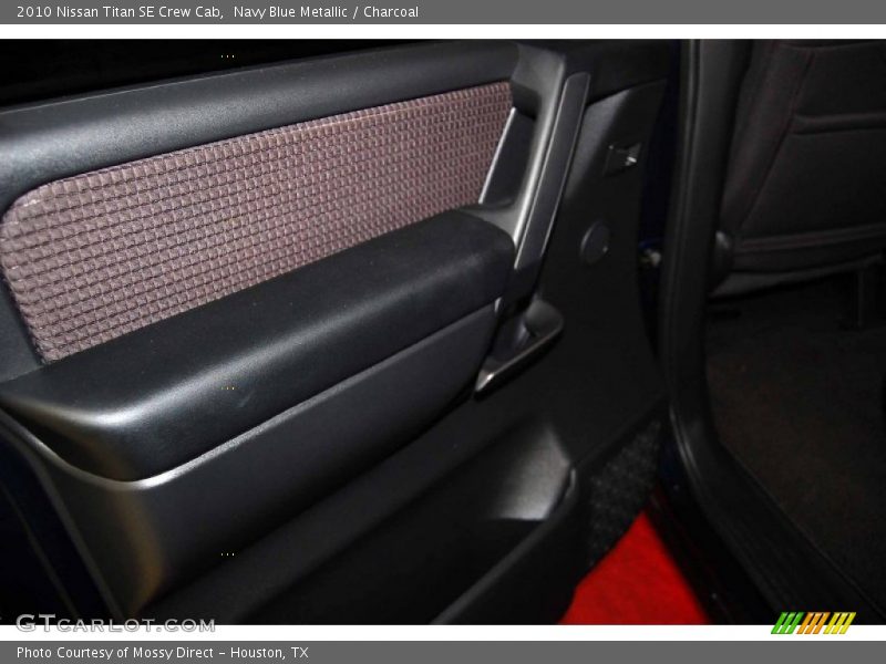 Navy Blue Metallic / Charcoal 2010 Nissan Titan SE Crew Cab
