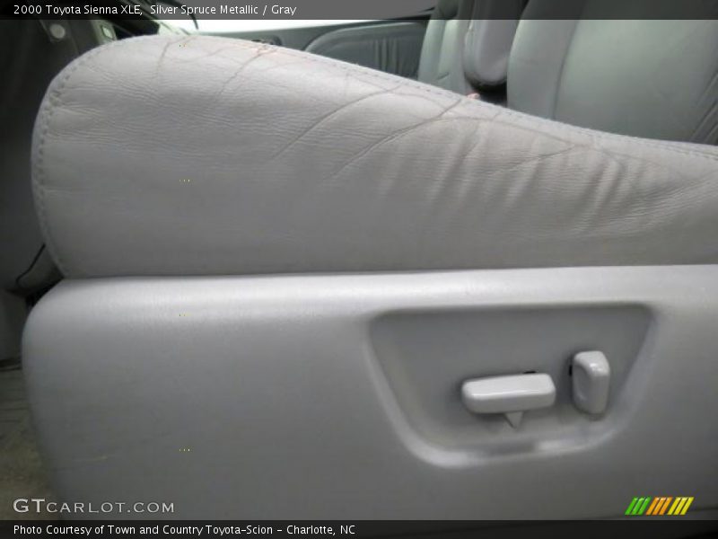 Silver Spruce Metallic / Gray 2000 Toyota Sienna XLE