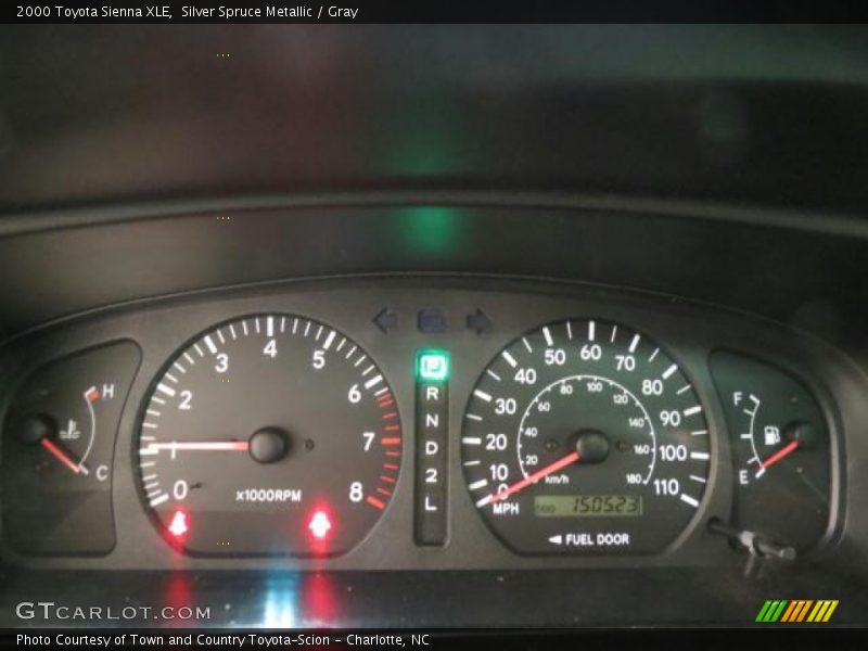  2000 Sienna XLE XLE Gauges