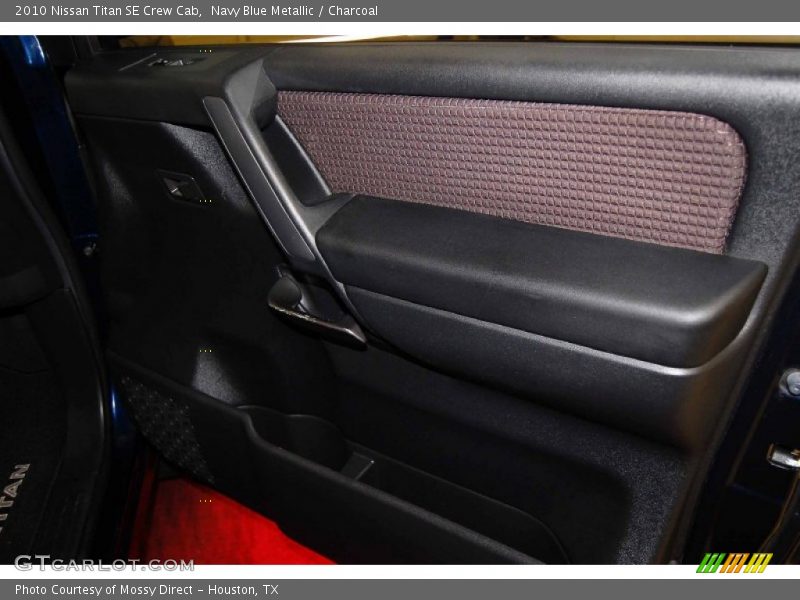 Navy Blue Metallic / Charcoal 2010 Nissan Titan SE Crew Cab