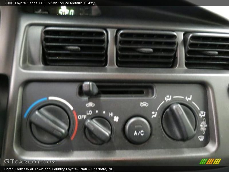 Controls of 2000 Sienna XLE