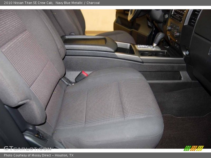 Navy Blue Metallic / Charcoal 2010 Nissan Titan SE Crew Cab