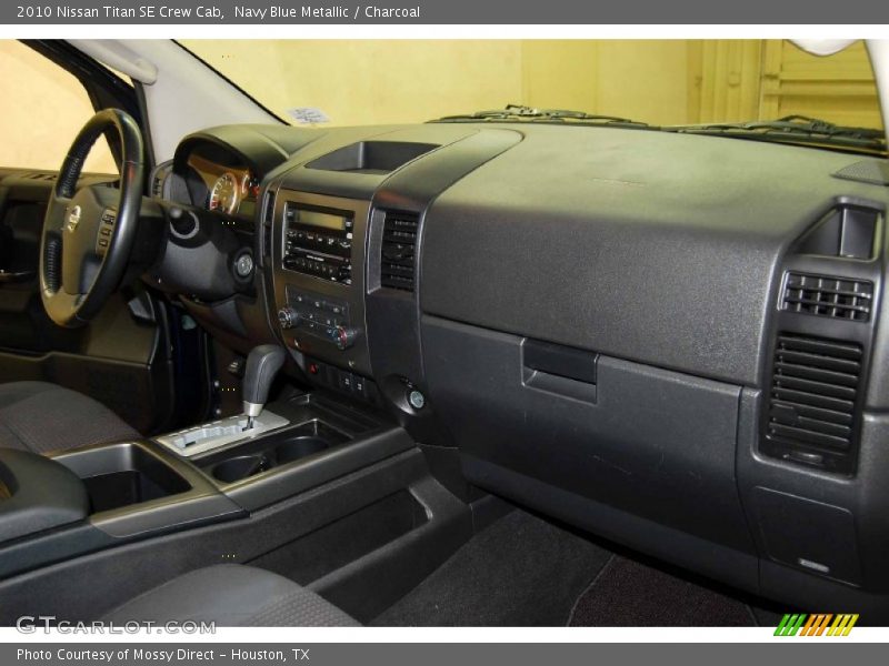 Navy Blue Metallic / Charcoal 2010 Nissan Titan SE Crew Cab