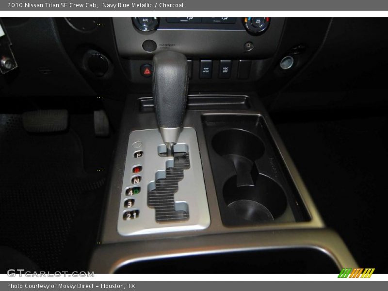 Navy Blue Metallic / Charcoal 2010 Nissan Titan SE Crew Cab