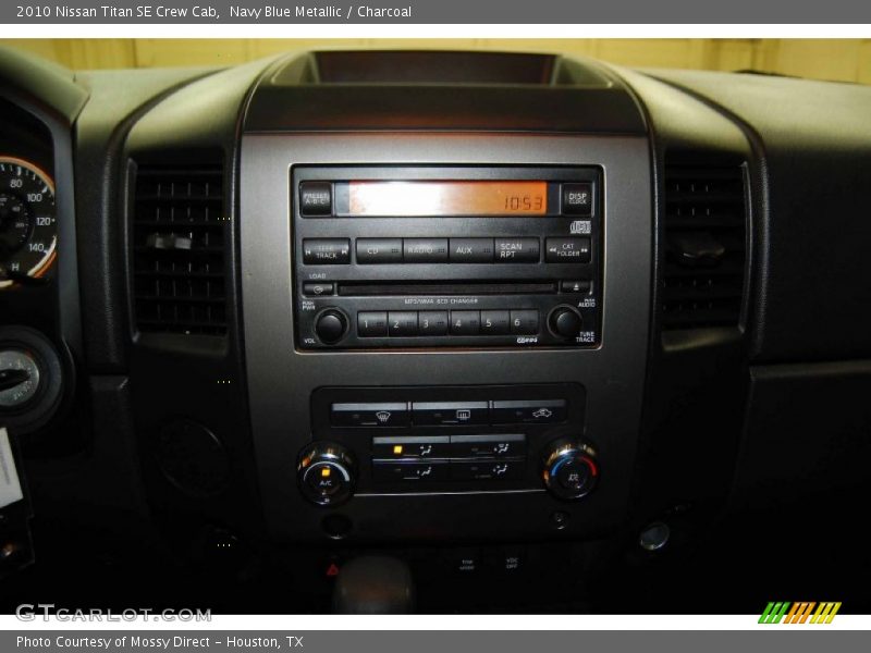 Navy Blue Metallic / Charcoal 2010 Nissan Titan SE Crew Cab