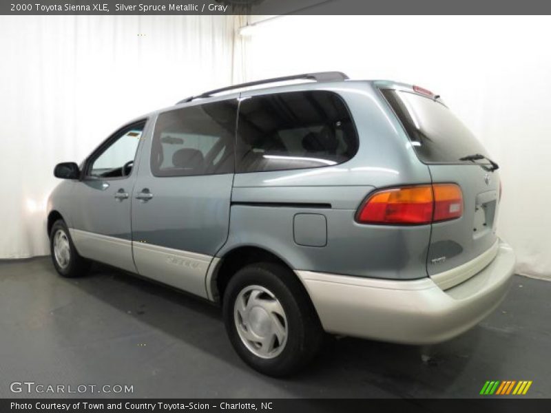Silver Spruce Metallic / Gray 2000 Toyota Sienna XLE
