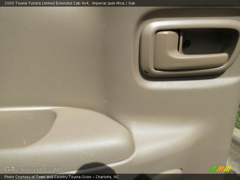 Imperial Jade Mica / Oak 2000 Toyota Tundra Limited Extended Cab 4x4