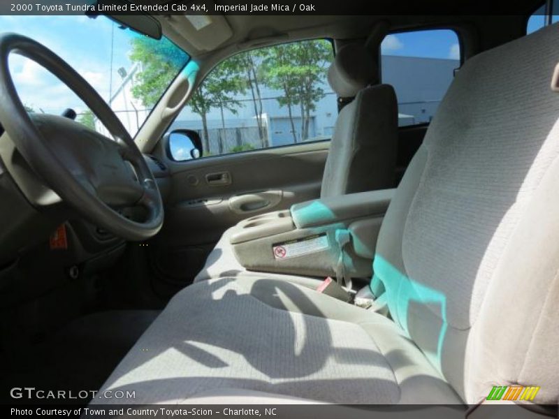 Imperial Jade Mica / Oak 2000 Toyota Tundra Limited Extended Cab 4x4
