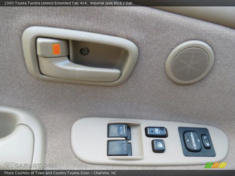 Imperial Jade Mica / Oak 2000 Toyota Tundra Limited Extended Cab 4x4