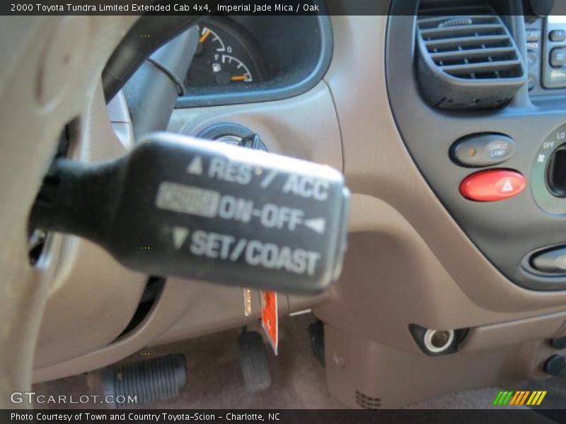 Imperial Jade Mica / Oak 2000 Toyota Tundra Limited Extended Cab 4x4