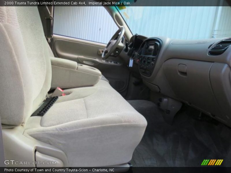 Imperial Jade Mica / Oak 2000 Toyota Tundra Limited Extended Cab 4x4