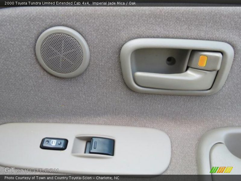 Imperial Jade Mica / Oak 2000 Toyota Tundra Limited Extended Cab 4x4