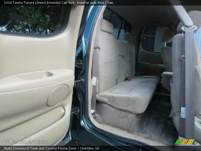 Imperial Jade Mica / Oak 2000 Toyota Tundra Limited Extended Cab 4x4