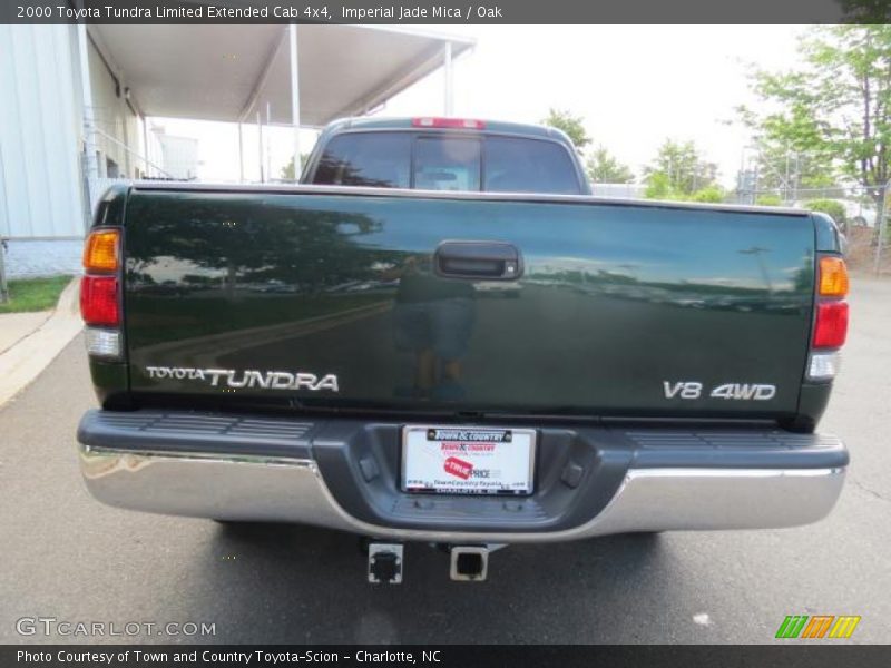 Imperial Jade Mica / Oak 2000 Toyota Tundra Limited Extended Cab 4x4