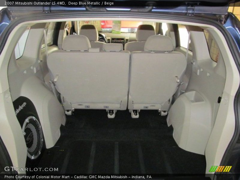 Deep Blue Metallic / Beige 2007 Mitsubishi Outlander LS 4WD