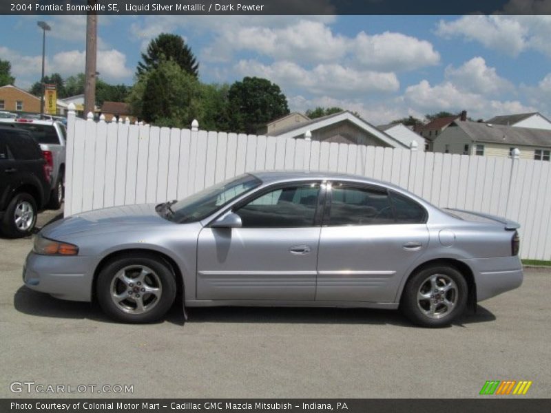 Liquid Silver Metallic / Dark Pewter 2004 Pontiac Bonneville SE