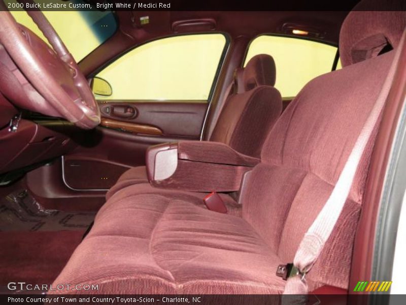 Bright White / Medici Red 2000 Buick LeSabre Custom